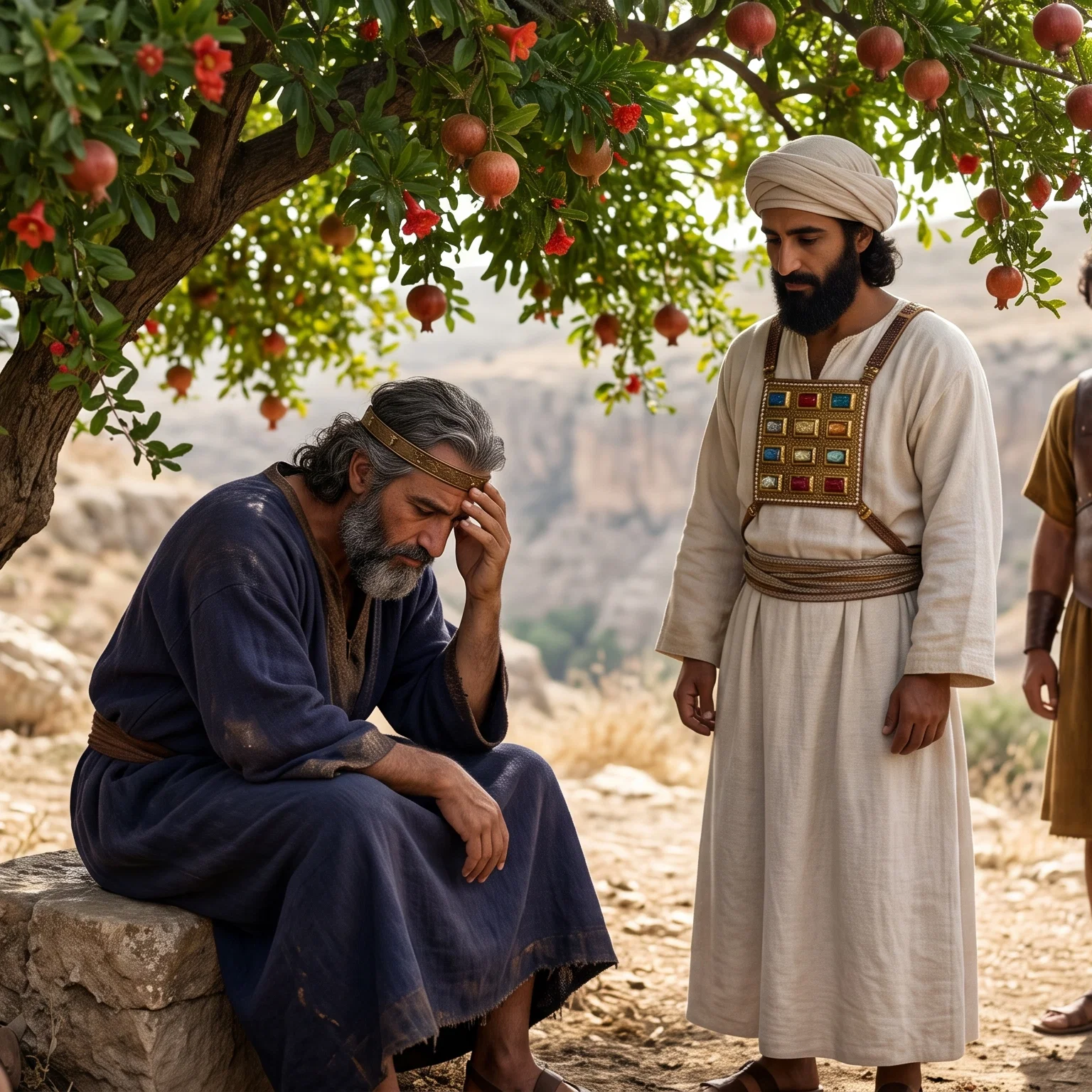 The Silent King Under The Pomegranate