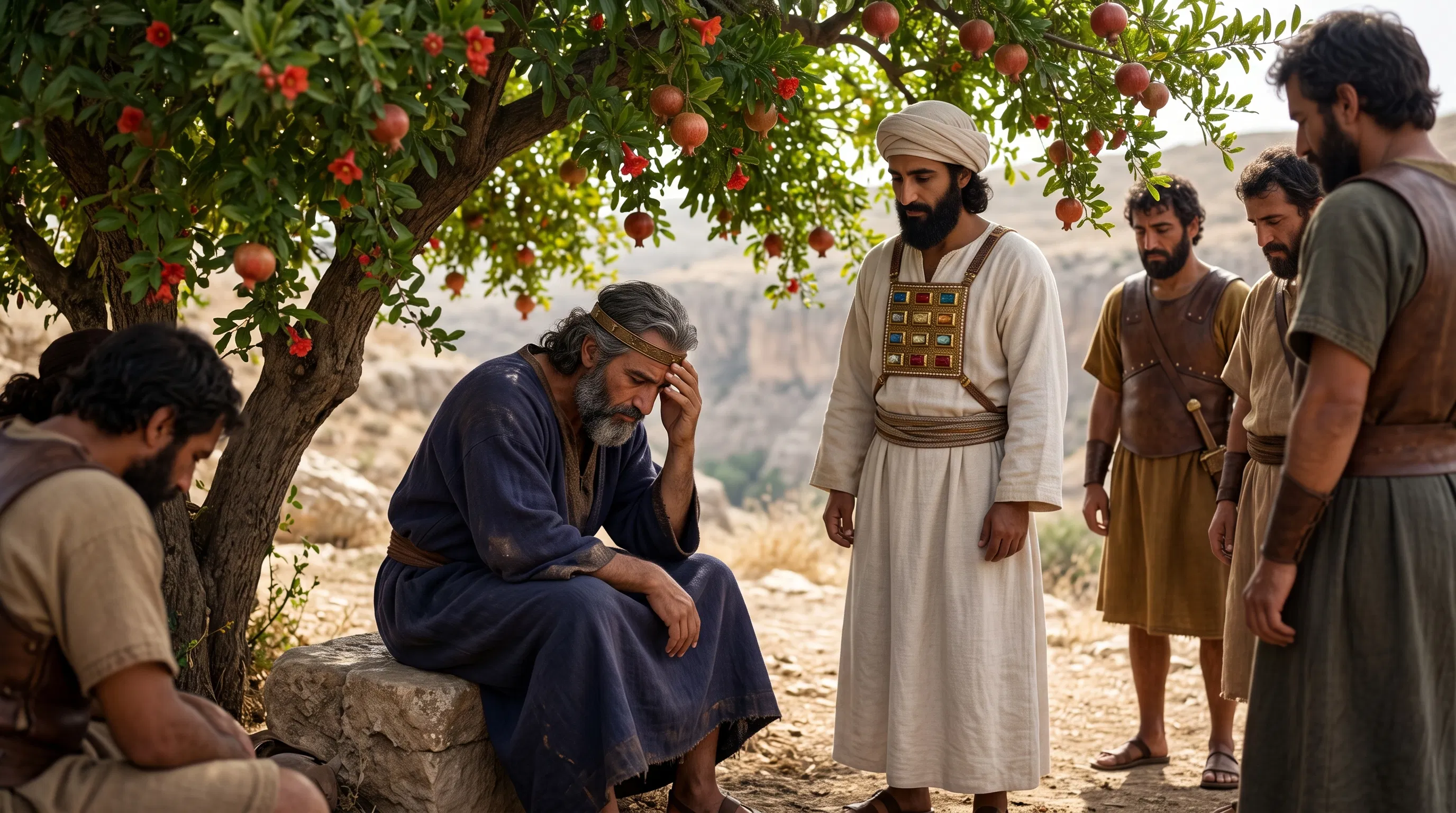 The Silent King Under The Pomegranate