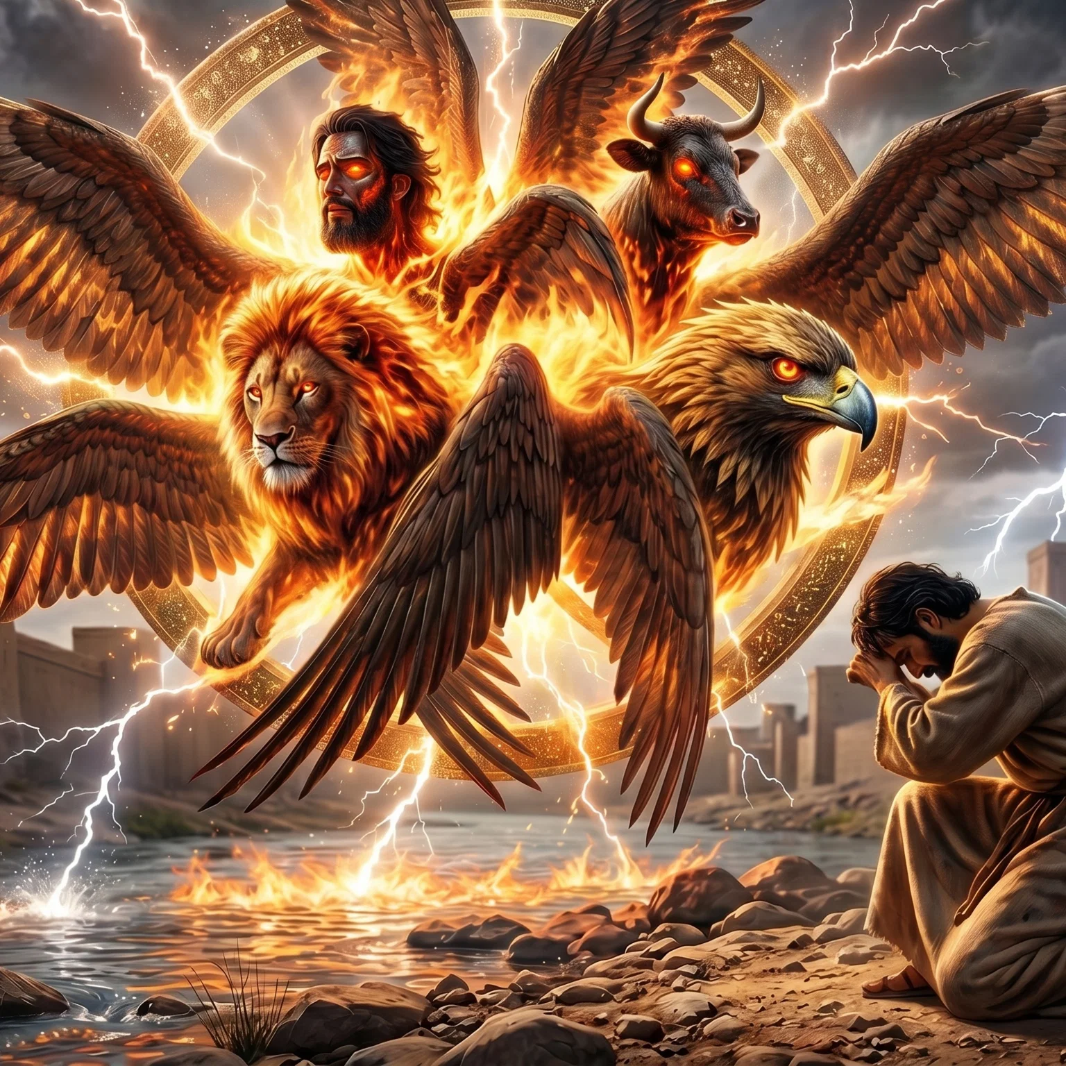 The Celestial Vision of Living Creatures