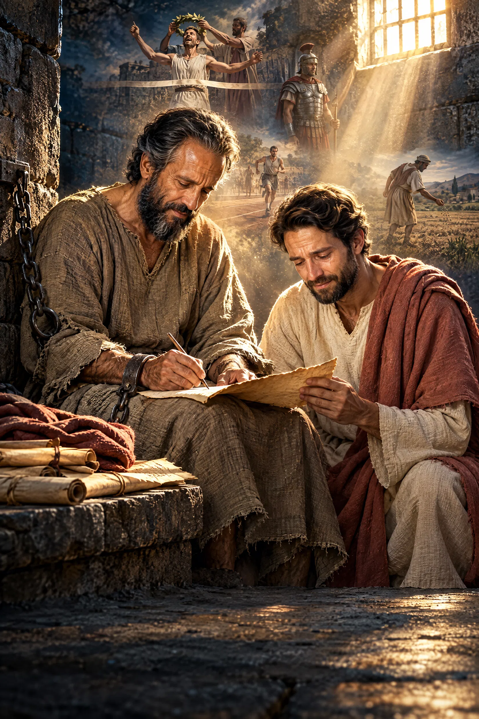 Paul Writes His Last Letter From Prison to Timothy