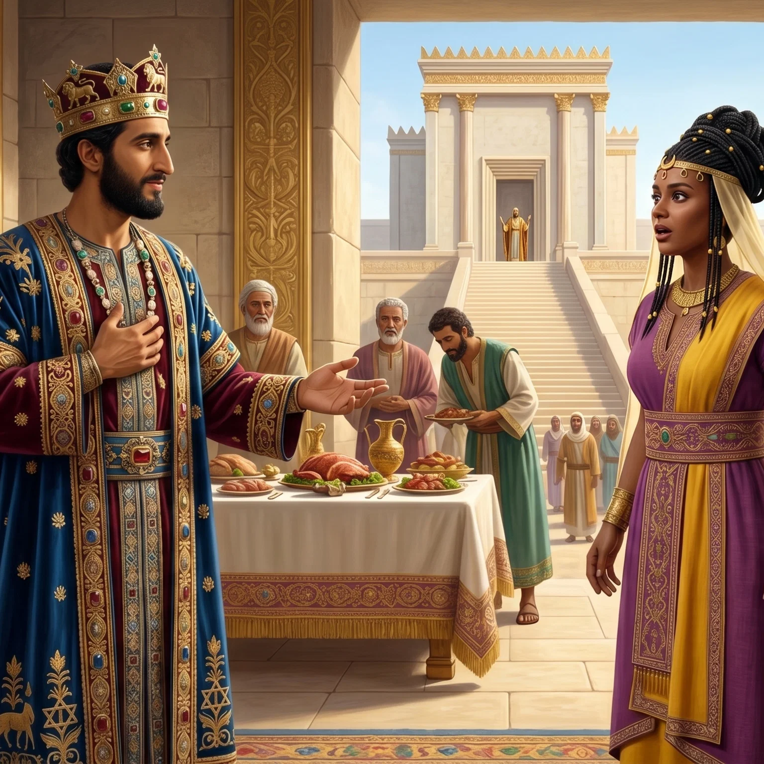 The Queen of Sheba Meets Solomon