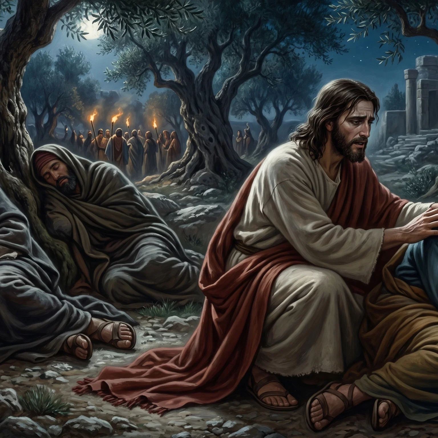 The Silent Vigil in Gethsemane