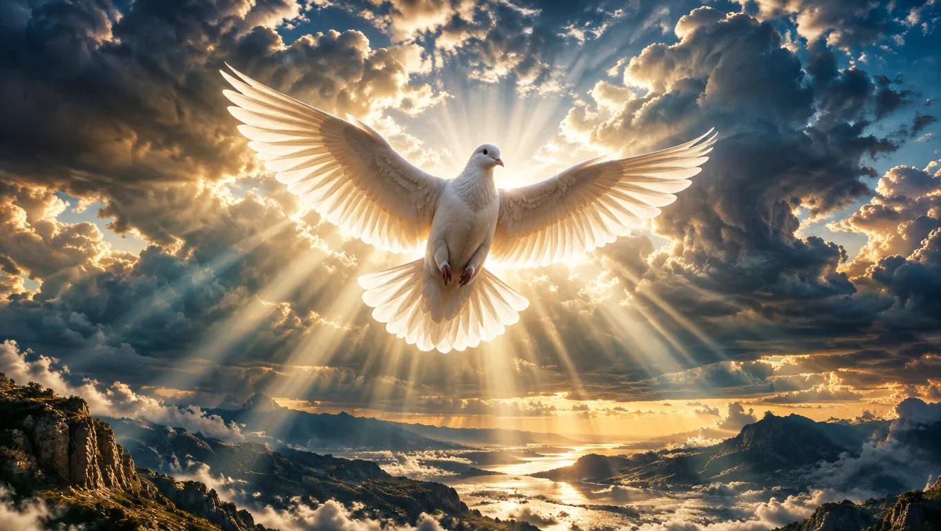 The Holy Spirit as a Dove Descending