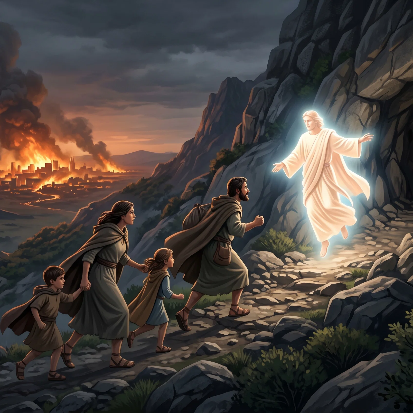 Divine Guidance Through the Final Flames