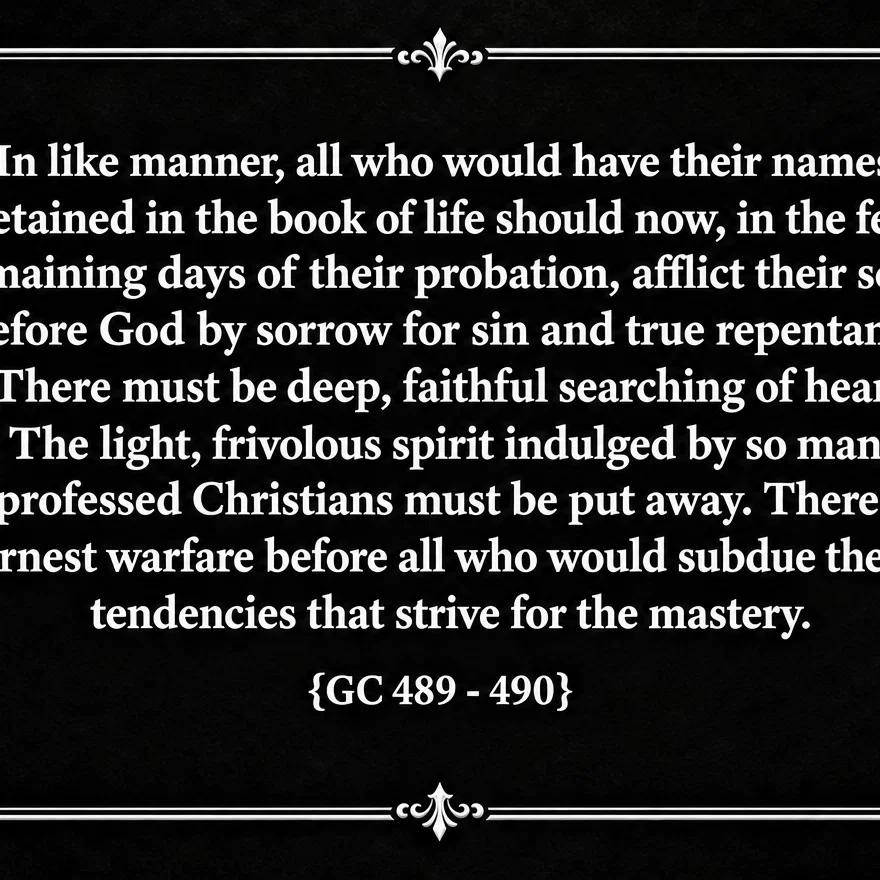 A Warning To Us Today