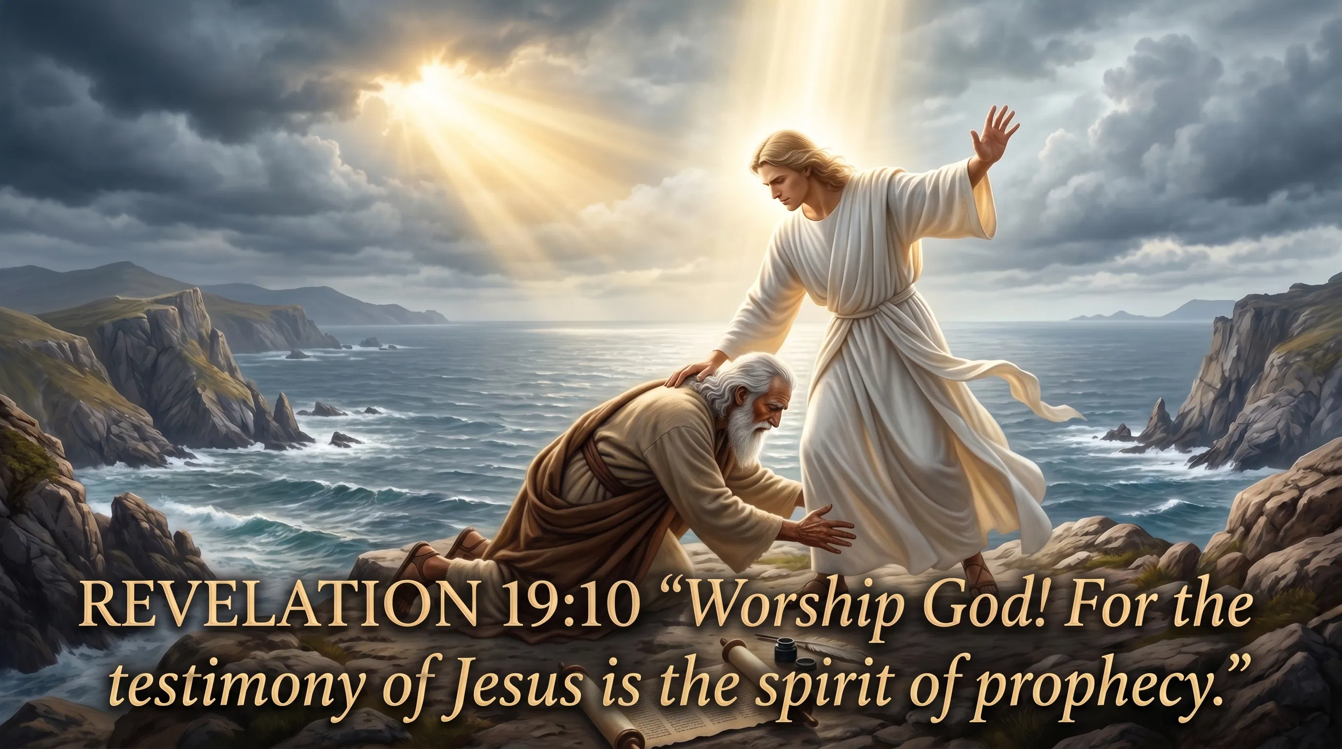The Apostle Before the Heavenly Messenger