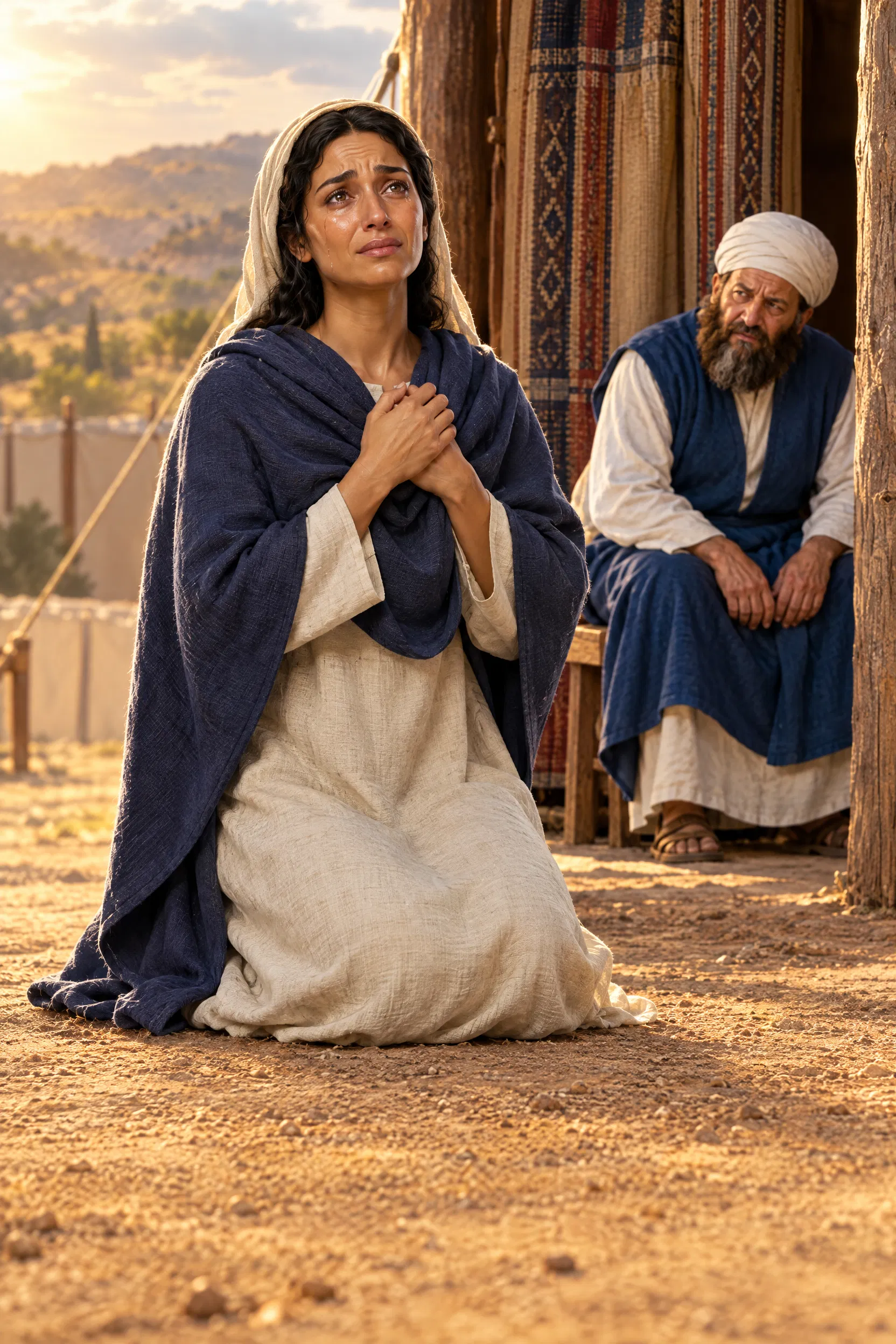 Hannah Prays in Tears at Shiloh