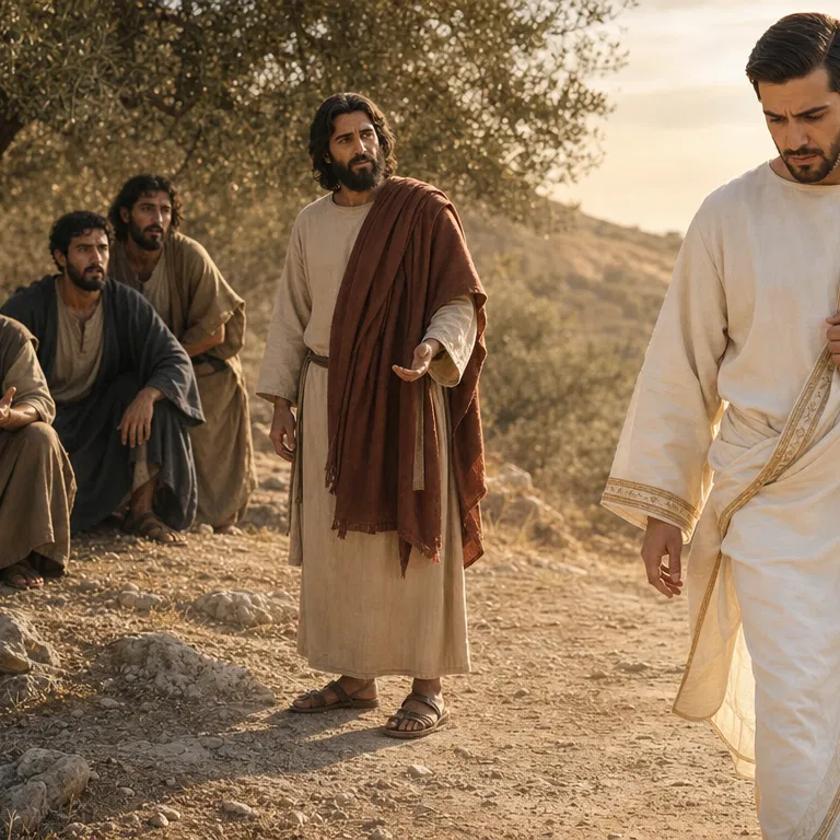 The Rich Young Ruler Walks Away From Jesus