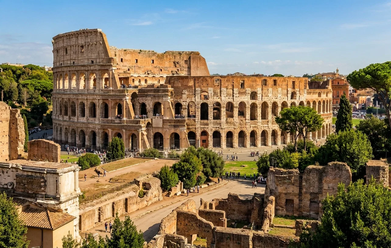 THE COLISEUM, ROME.