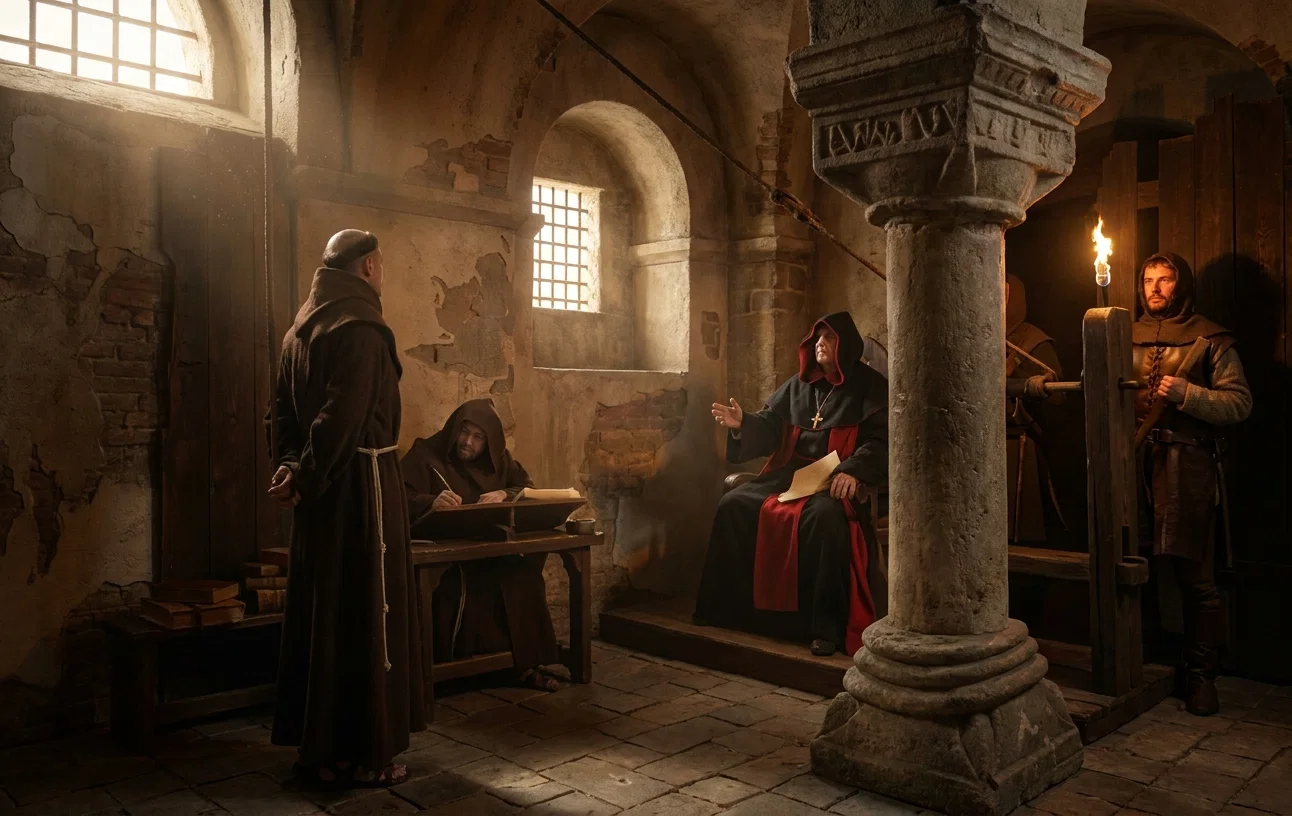 BEFORE THE INQUISITORS.