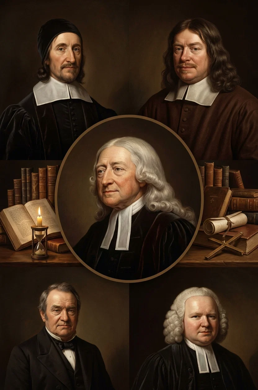 BAXTER. WESLEY. BUNYAN.
MULLER. WHITEFIELD.