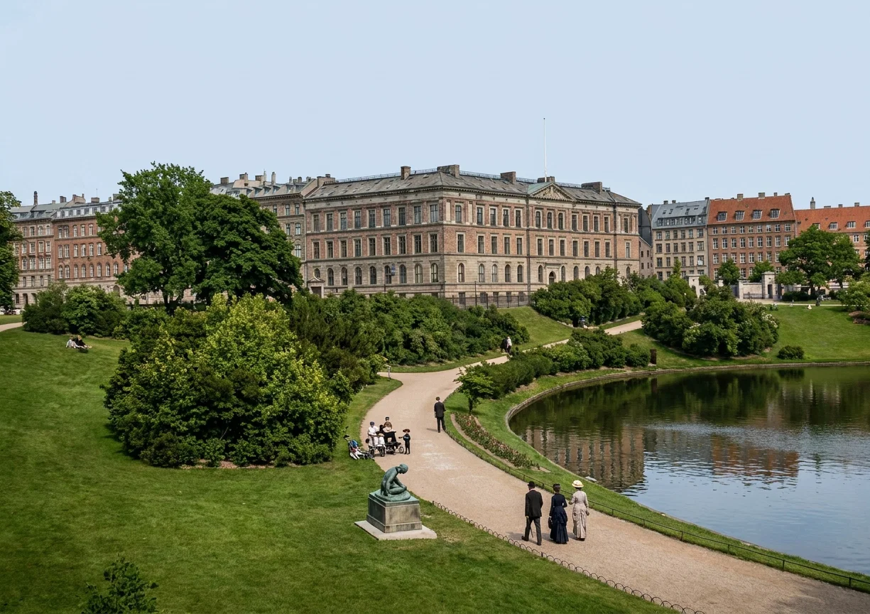 A PARK IN COPENHAGEN.