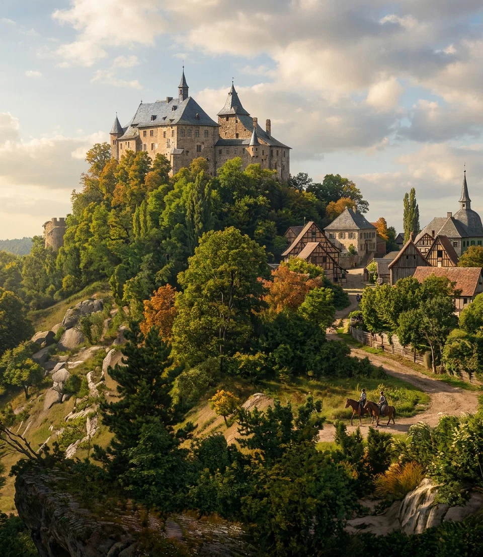 AN OLD CASTLE.