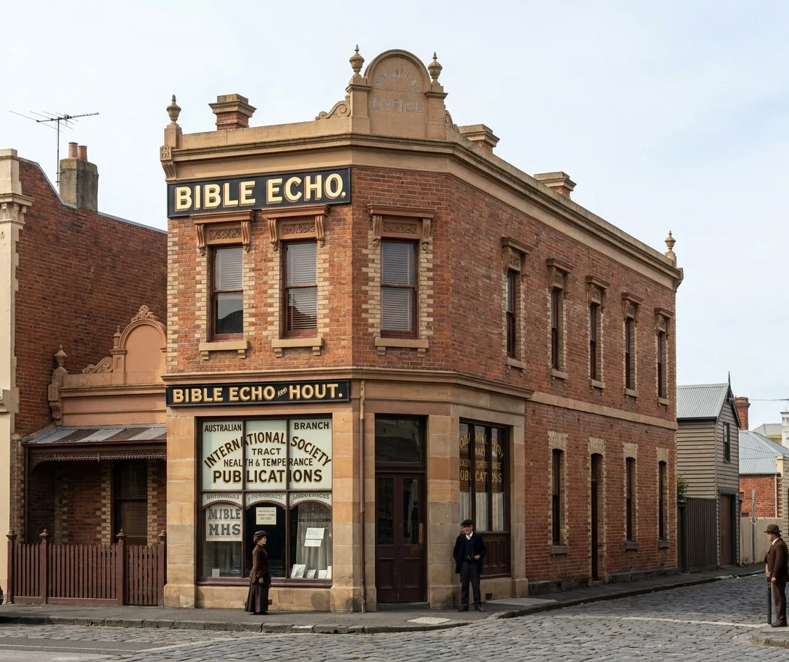Bible Echo Office, North Fitzroy, Victoria.
