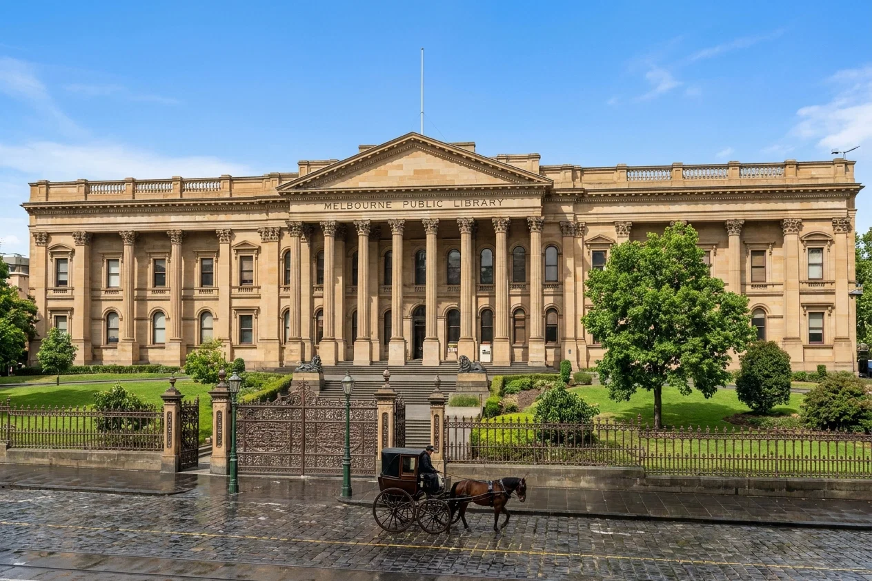 Melbourne Public Library.