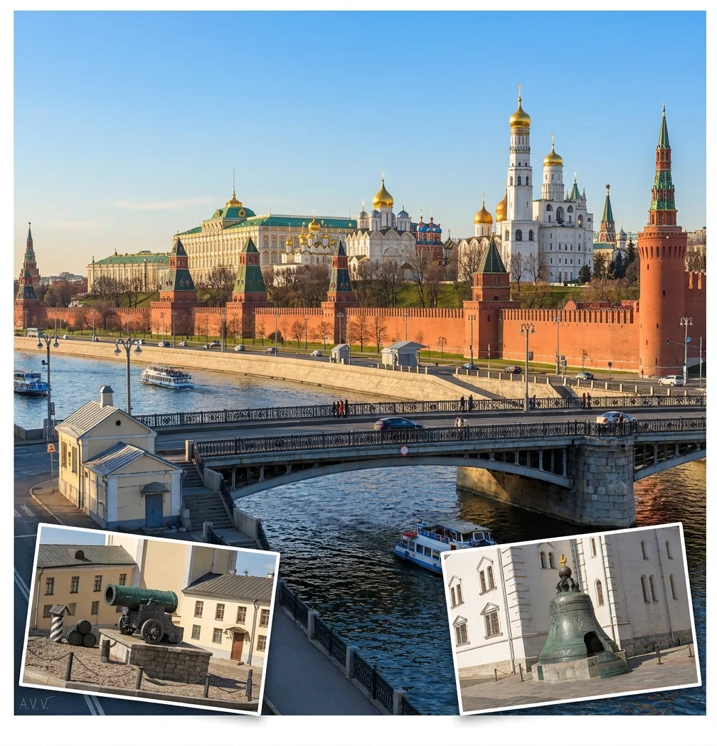A View in Moscow.
