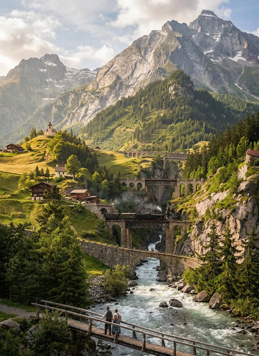 The St. Gotthard Pass.