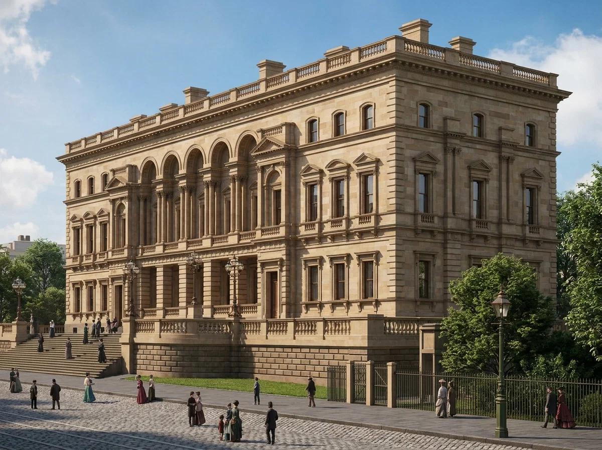 The Treasury Building.