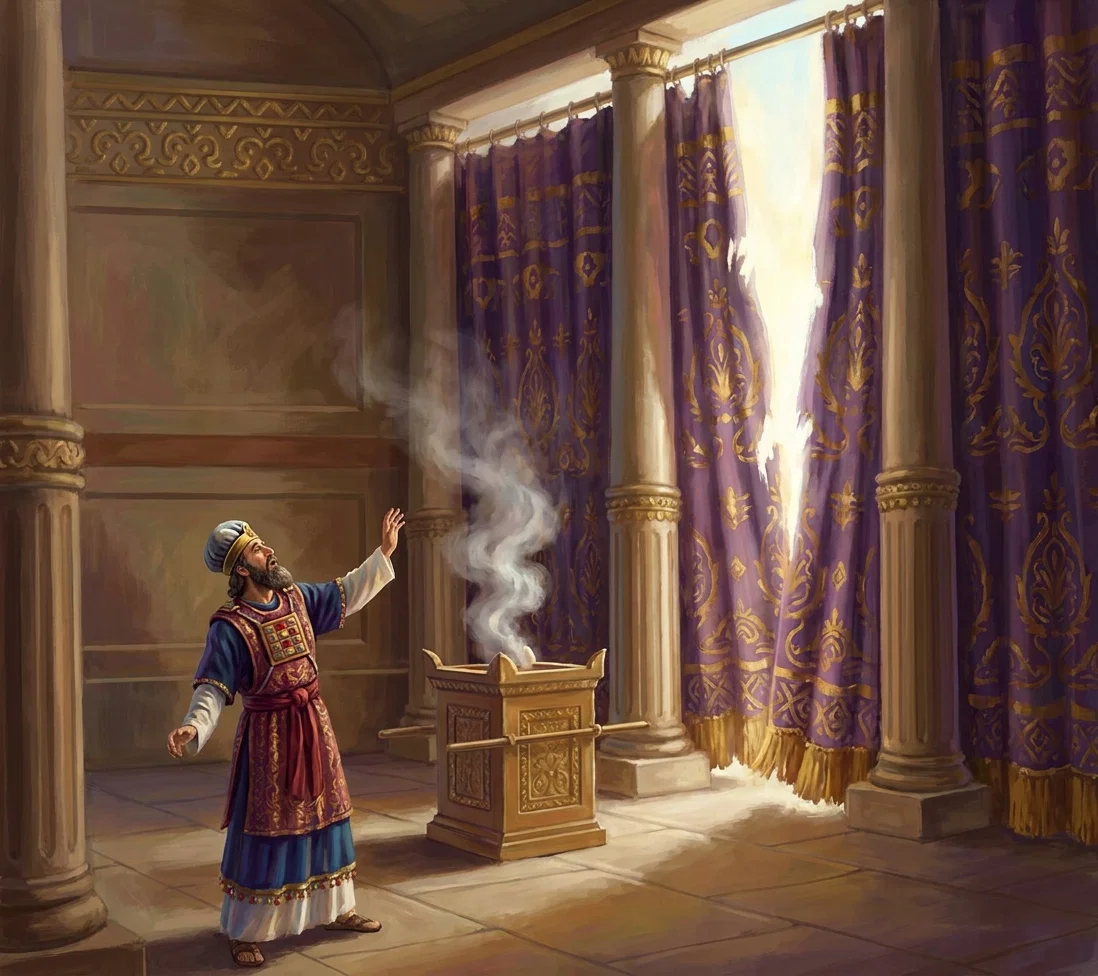 “The vail of the temple was rent in twain.”