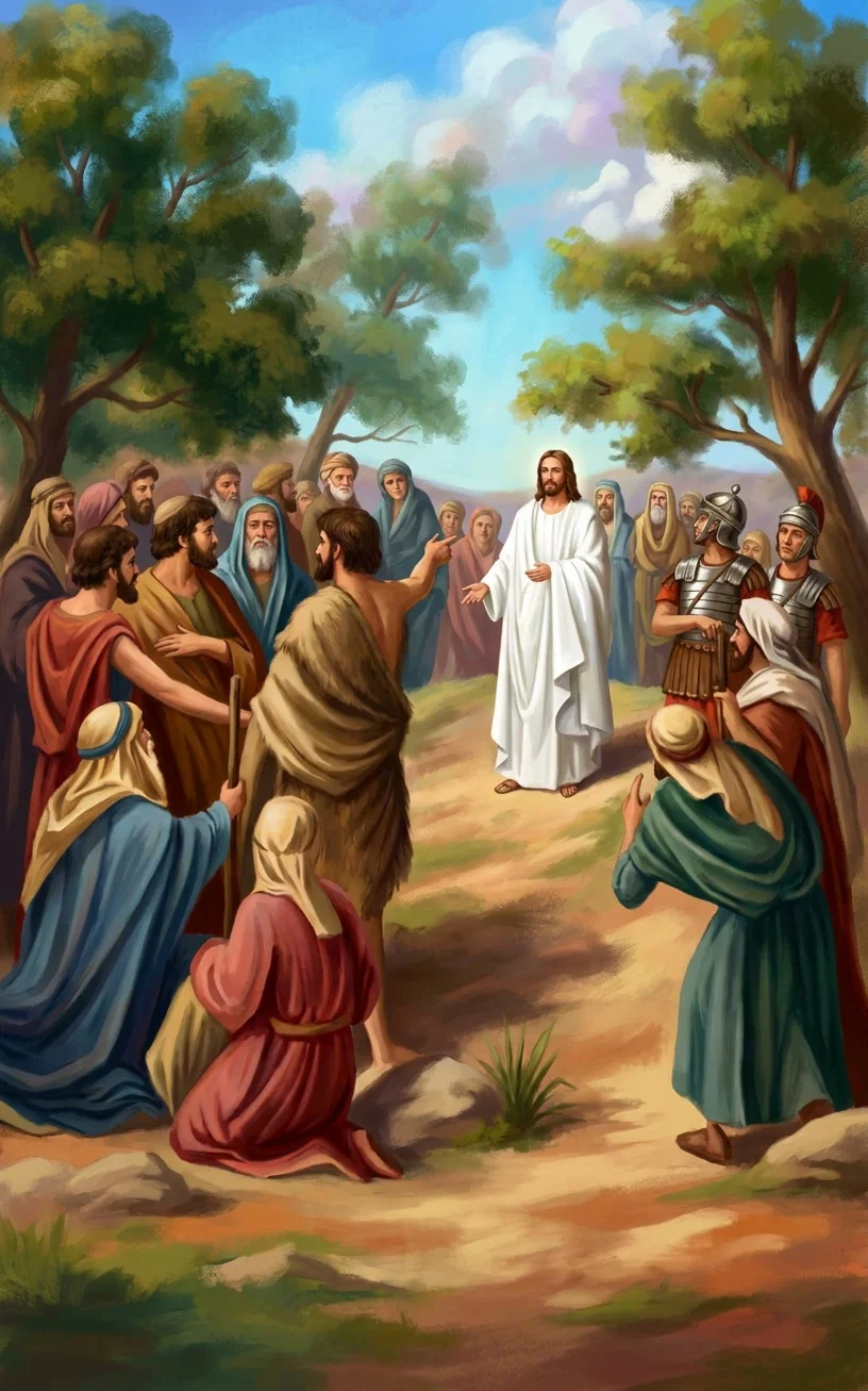 Return to the Jordan. “Behold the Lamb of God, which taketh away the sin of the world.”