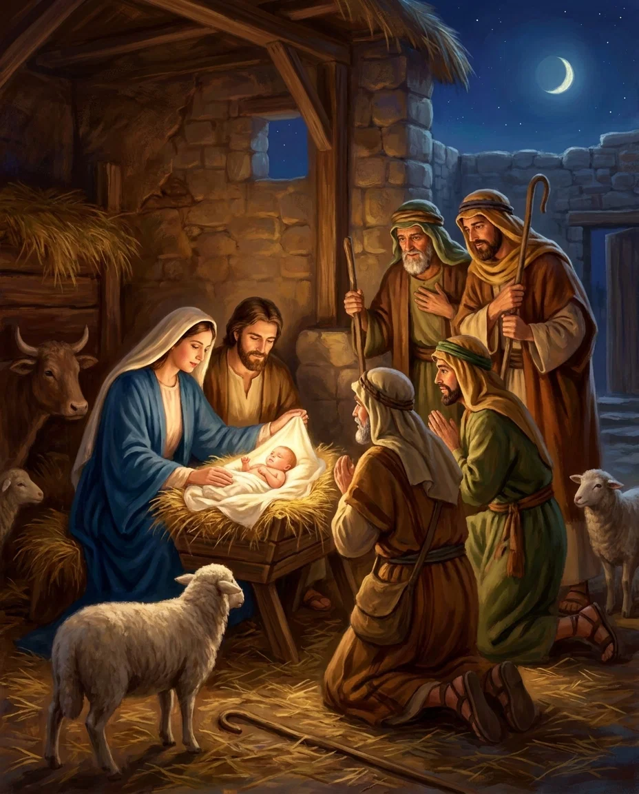 Visit of the Shepherds.