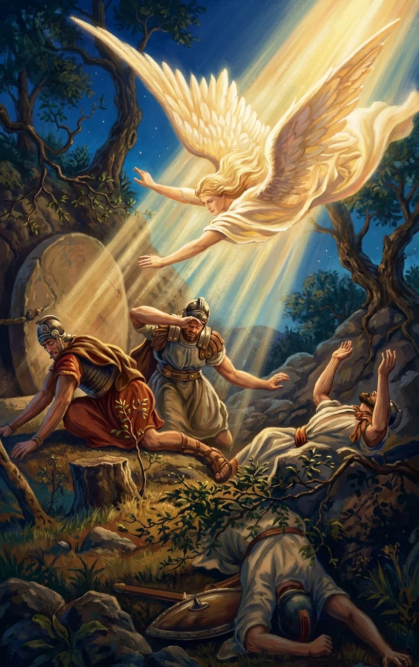 The Heavenly Messenger. “He parts the darkness from his track, and the whole heavens are lighted with his dazzling glory.”