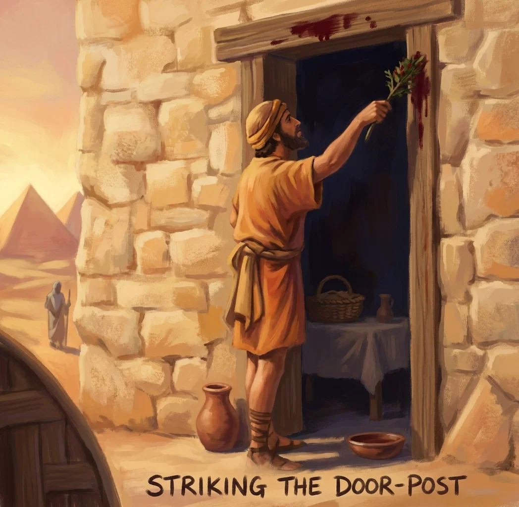 STRIKING THE DOOR-POST