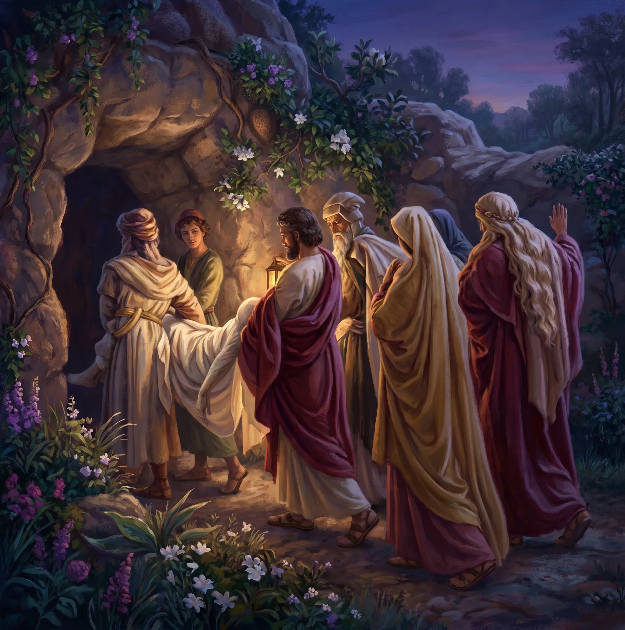 The Redeemer was born to the tomb.