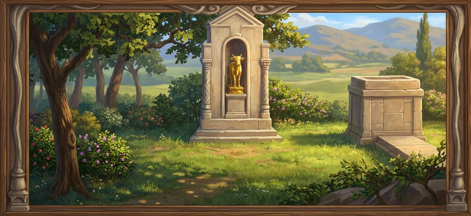 THE GOLDEN CALF AT DAN