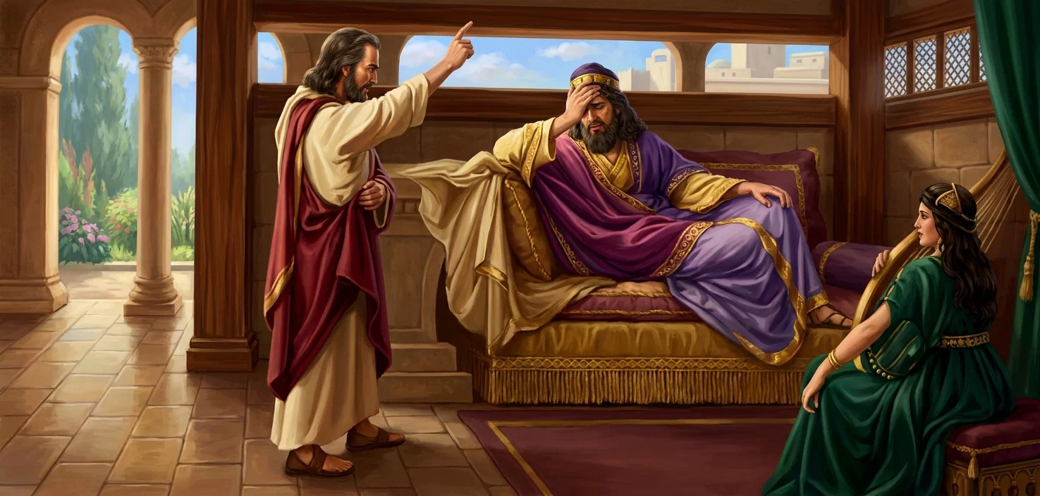 A PROPHET REPROVING THE KING
