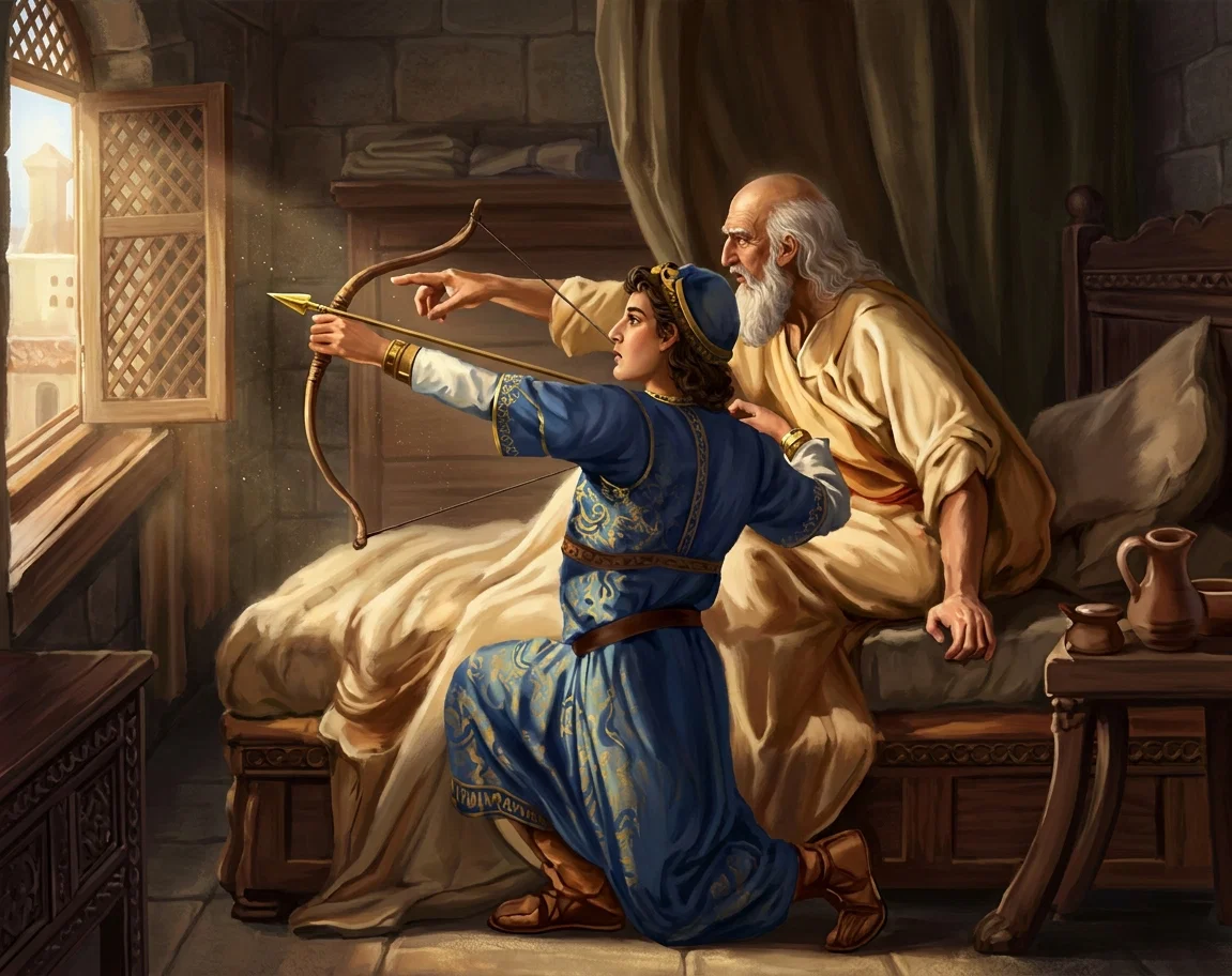 “THE ARROW OF THE LORD'S DELIVERANCE”
“Elisha bade him shoot.”