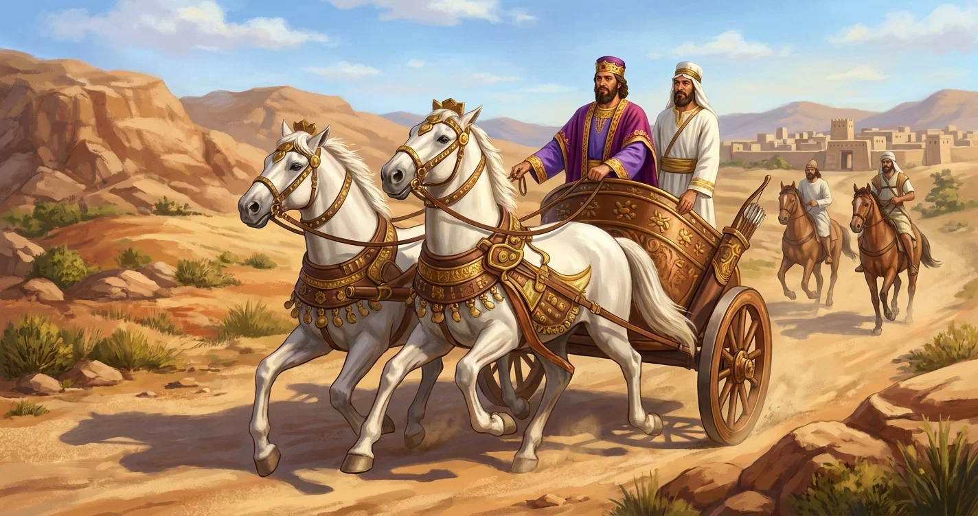SOLOMON APPROACHING GIBEON