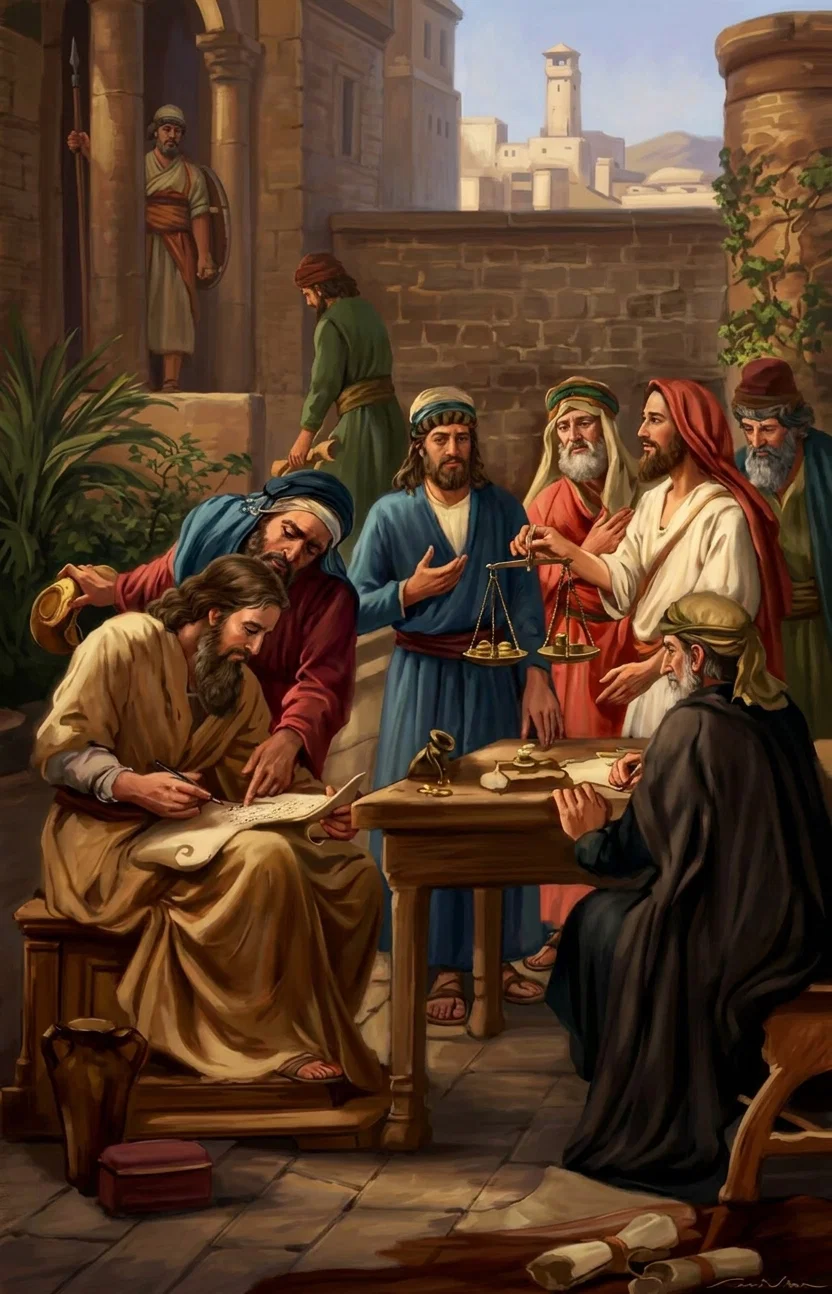 JEREMIAH PURCHASING A FIELD

“In the presence of witnesses, and with careful observance of all necessary legal forms, he purchased an ancestral field.”