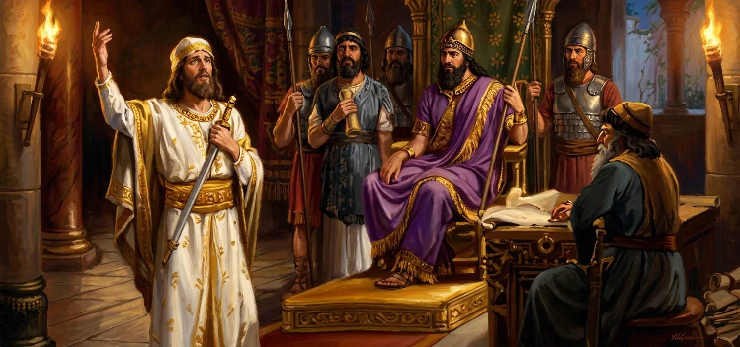 ZEDEKIAH SWEARING ALLEGIANCE TO THE KING OF BABYLON