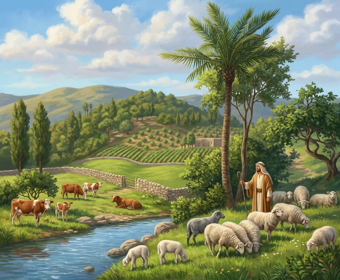 “THE HILLS WERE COVERED WITH VERDURE”
“How could the streams that had never ceased their flow, become dry?”
