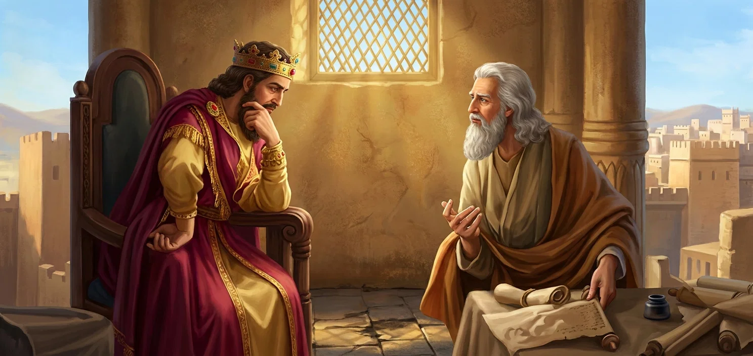 “THE KING WAS DEEPLY IMPRESSED”