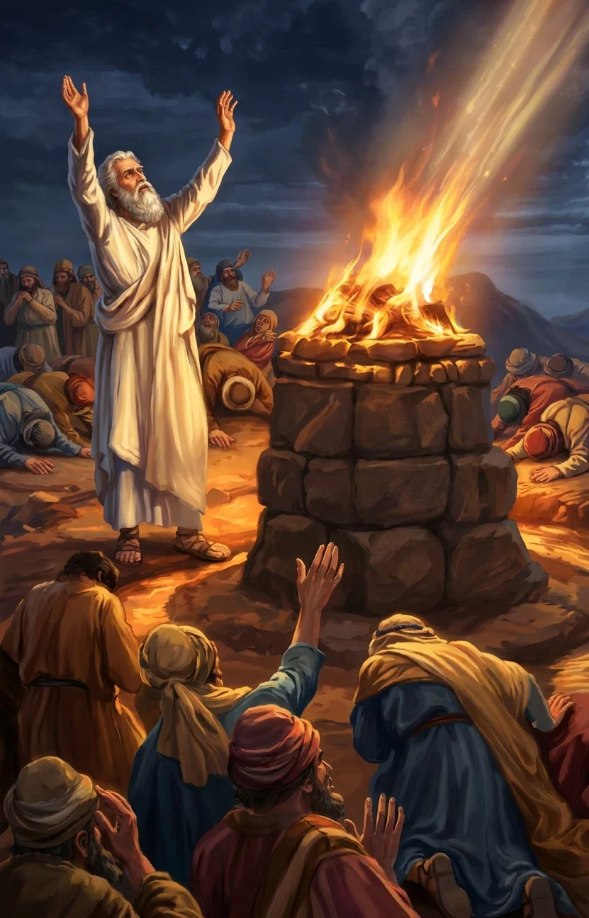 THE ALTAR OF JEHOVAH ON MOUNT CARMEL

“Let it be known this day that Thou art God in Israel.”
