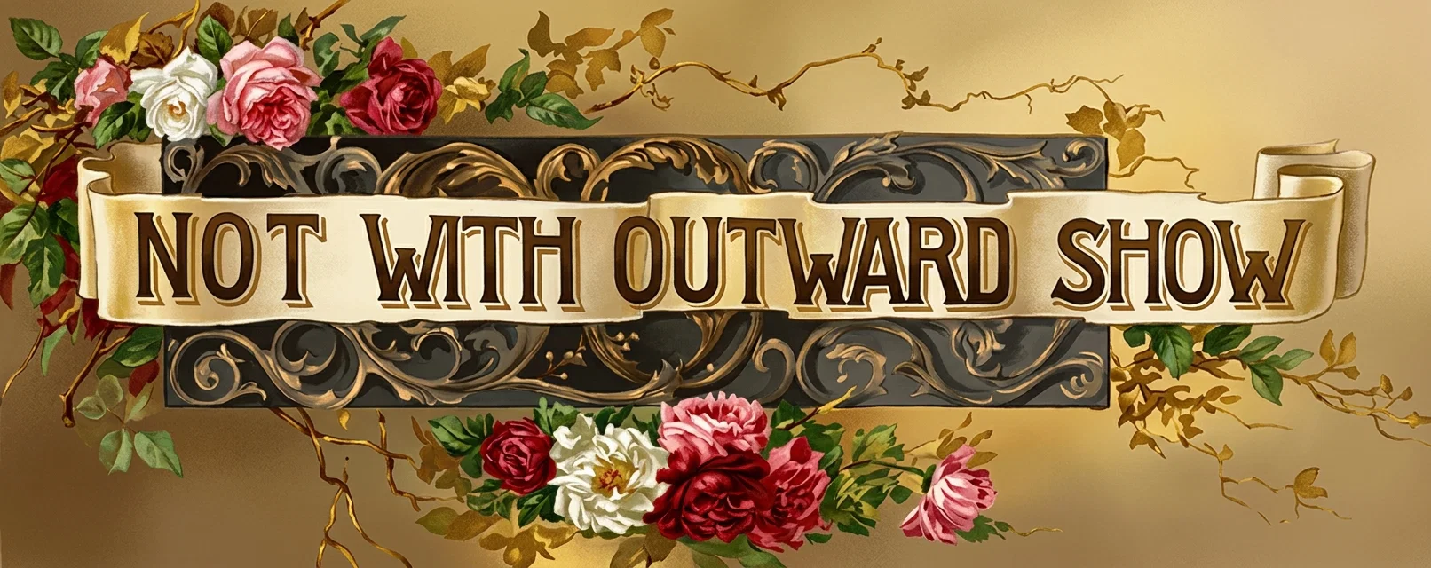 NOT WITH OUTWARD SHOW