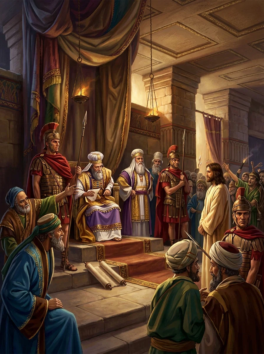 “Upon Him the gaze of the whole multitude was fixed.” Page 703.