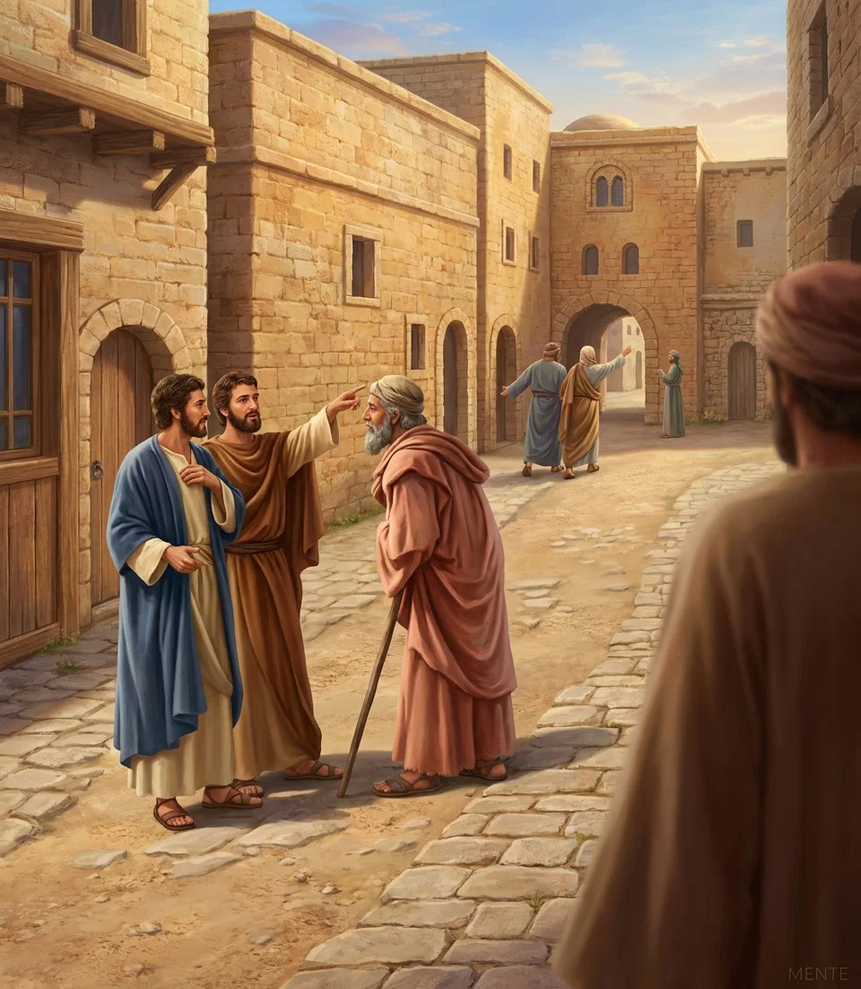 “In Nazareth it was told in the carpenter shop that had been Joseph’s, and One recognized the call.”