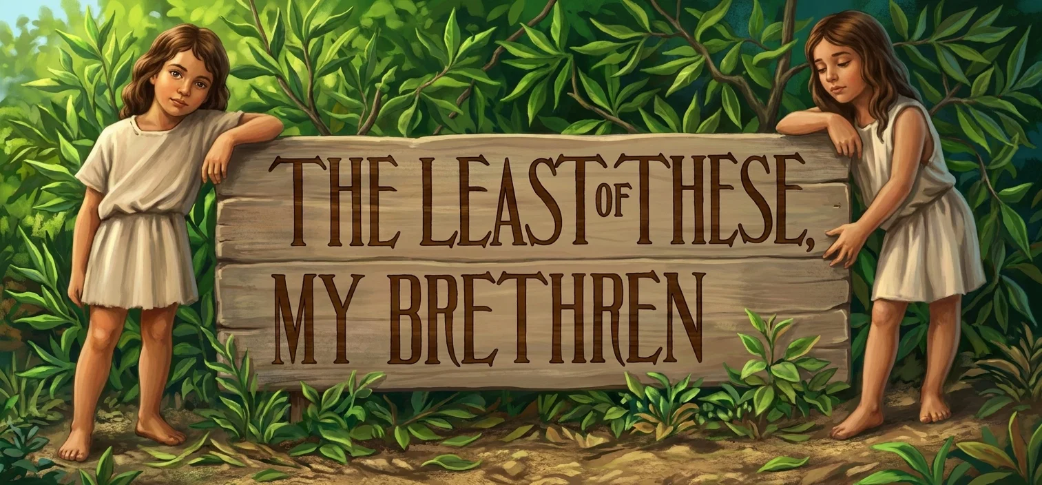 THE LEAST OF THESE, MY BRETHREN
CHAPTER SEVENTY.