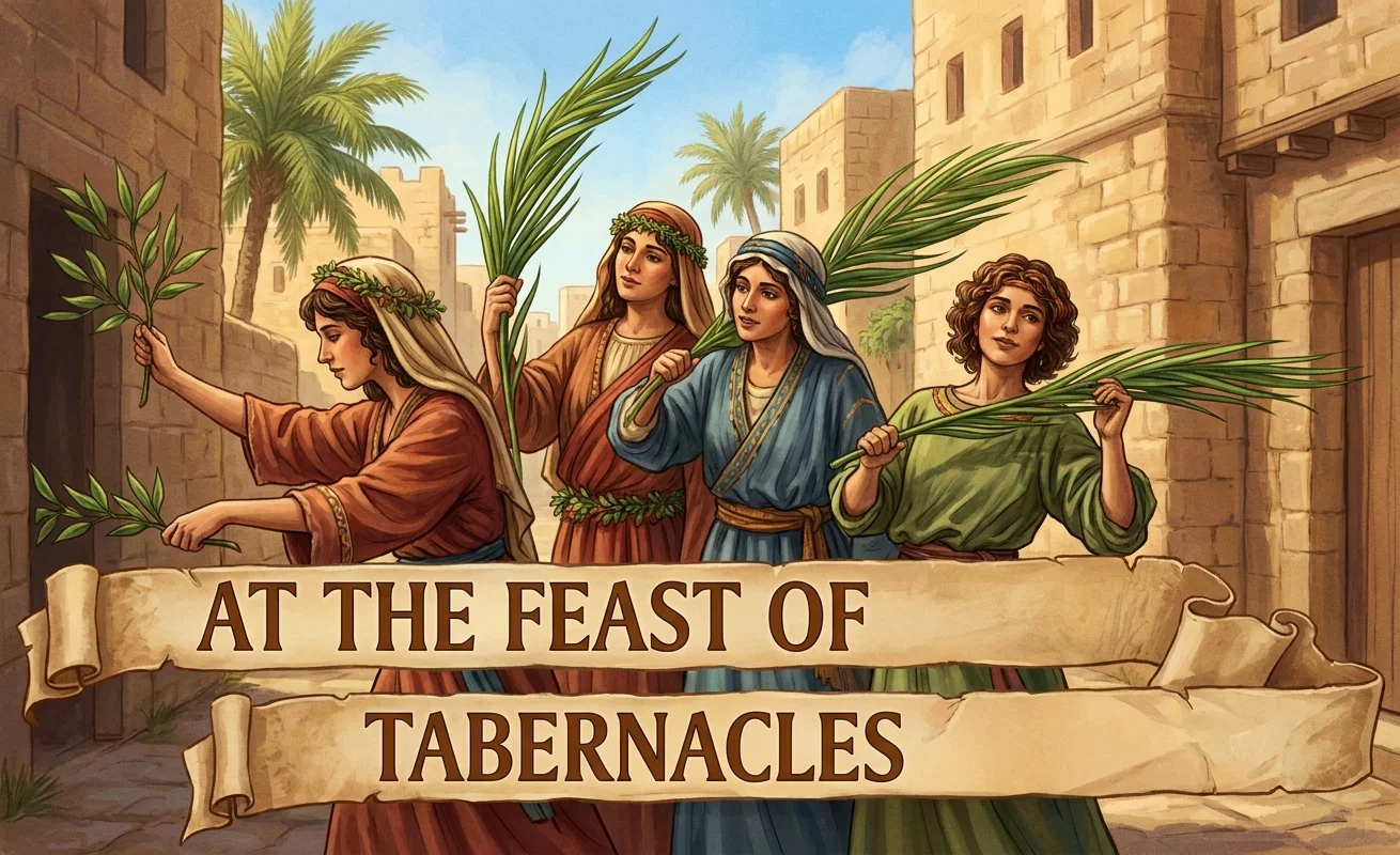 AT THE FEAST OF TABERNACLES