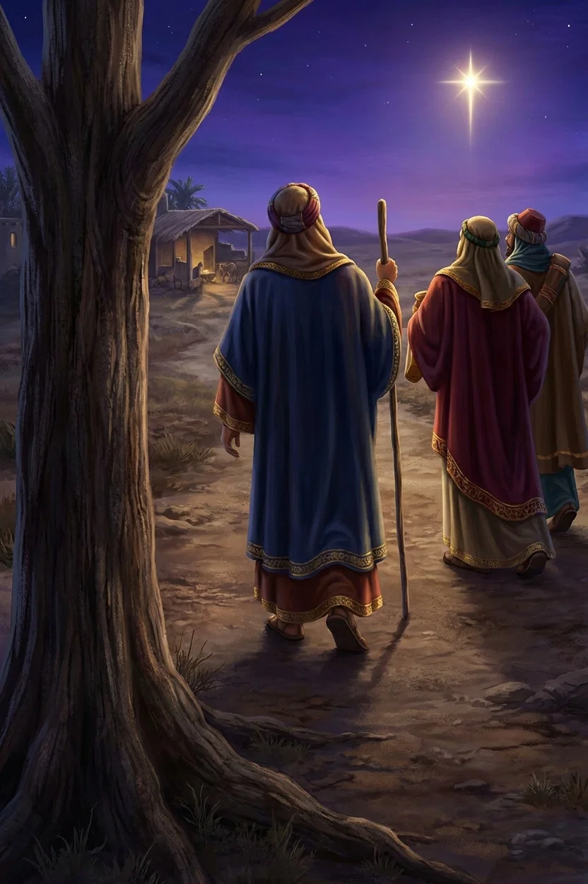 “The shadows of night were falling.”