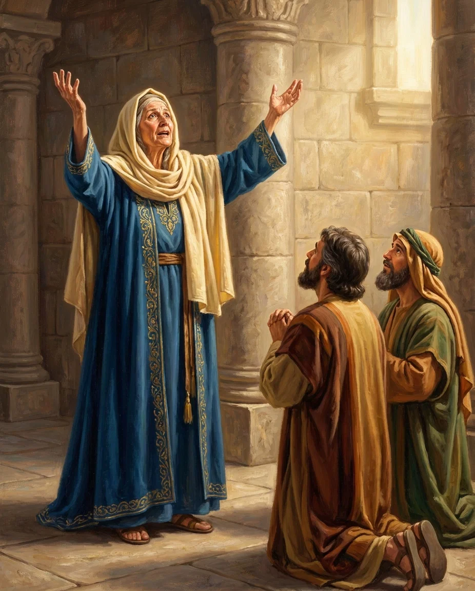 “Anna, a prophetess, poured out heartfelt thanks.”
