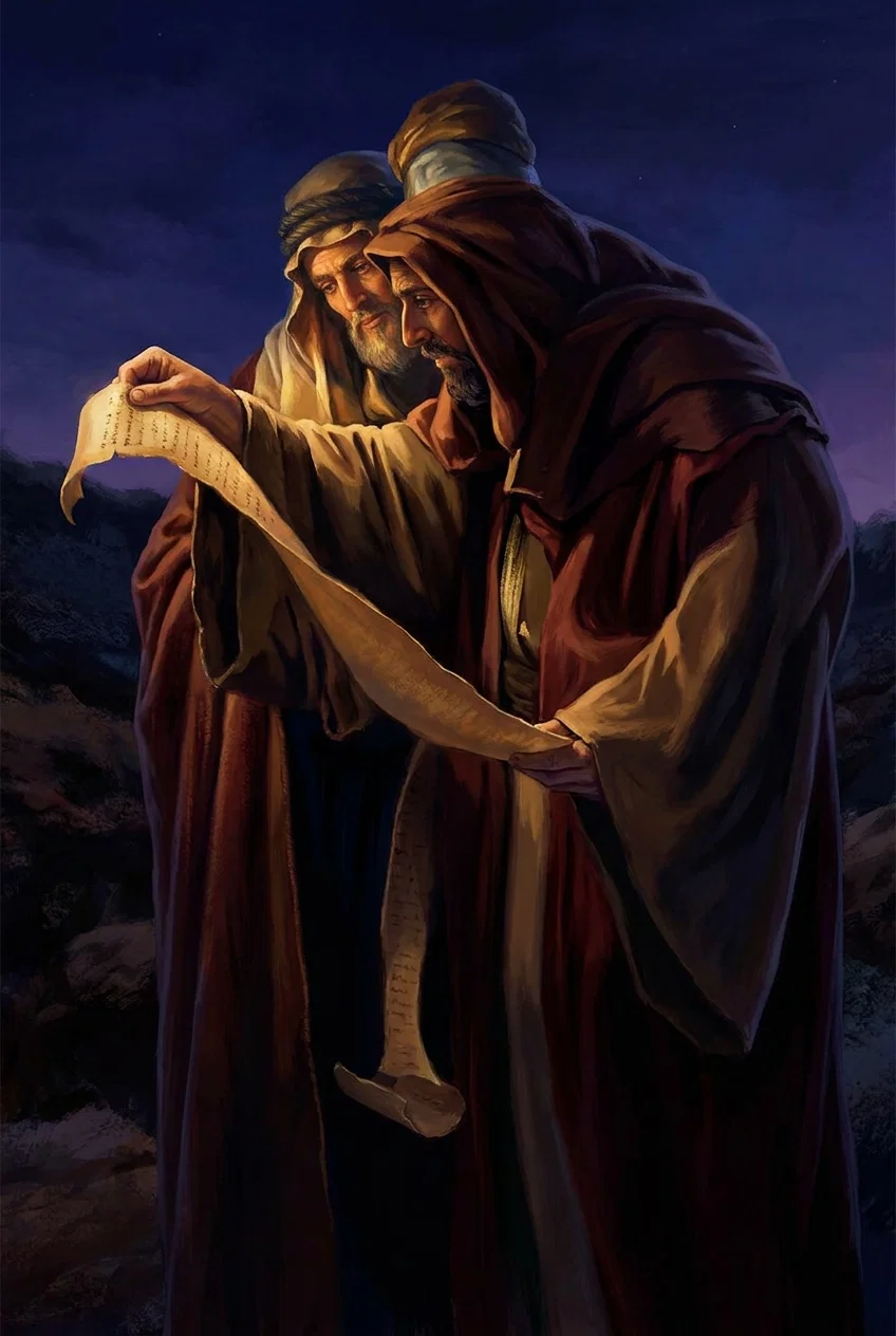 “At every pause for rest they searched the prophecies.”