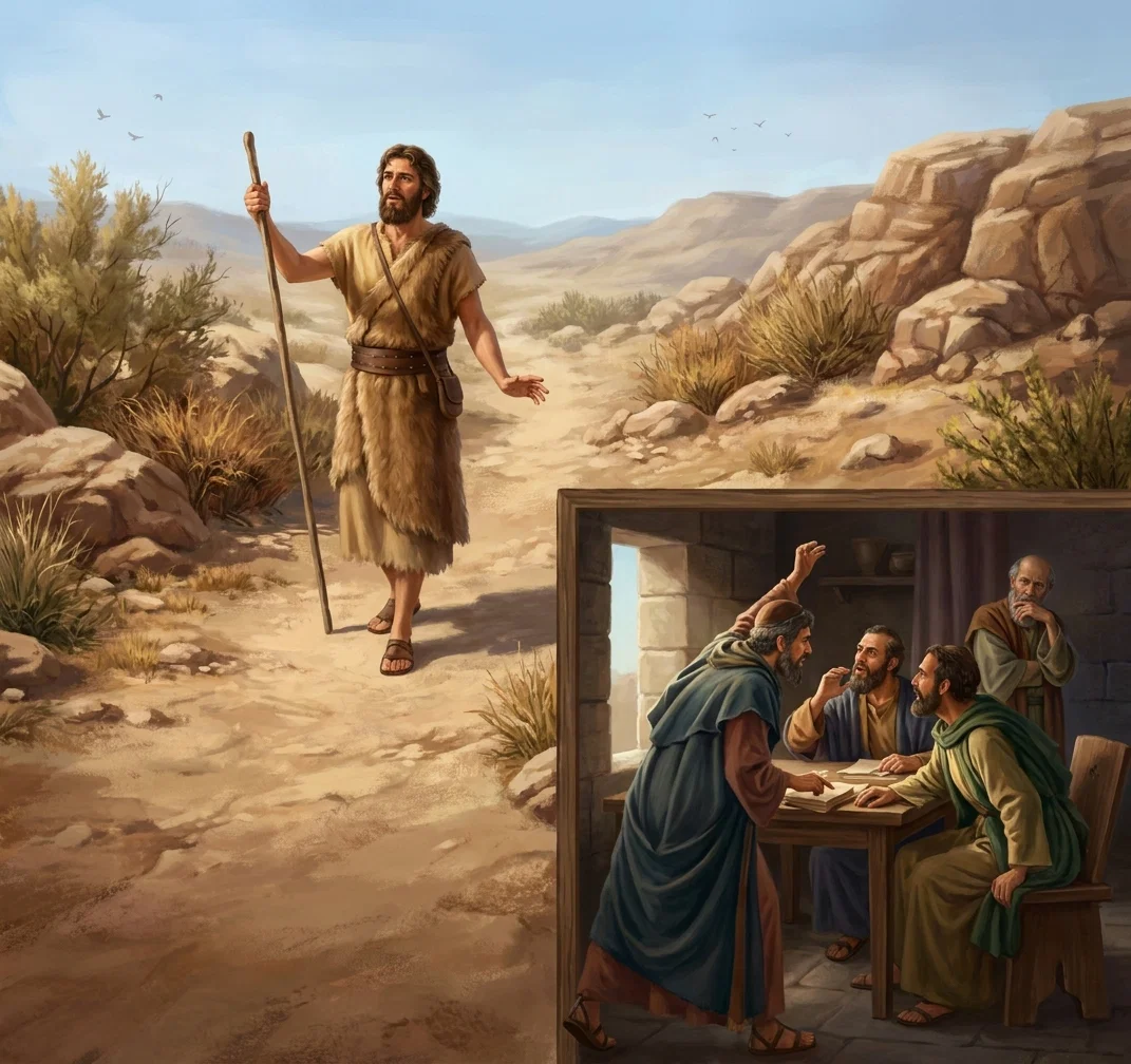 “Amid discord and strife, a voice was heard from the wilderness.”