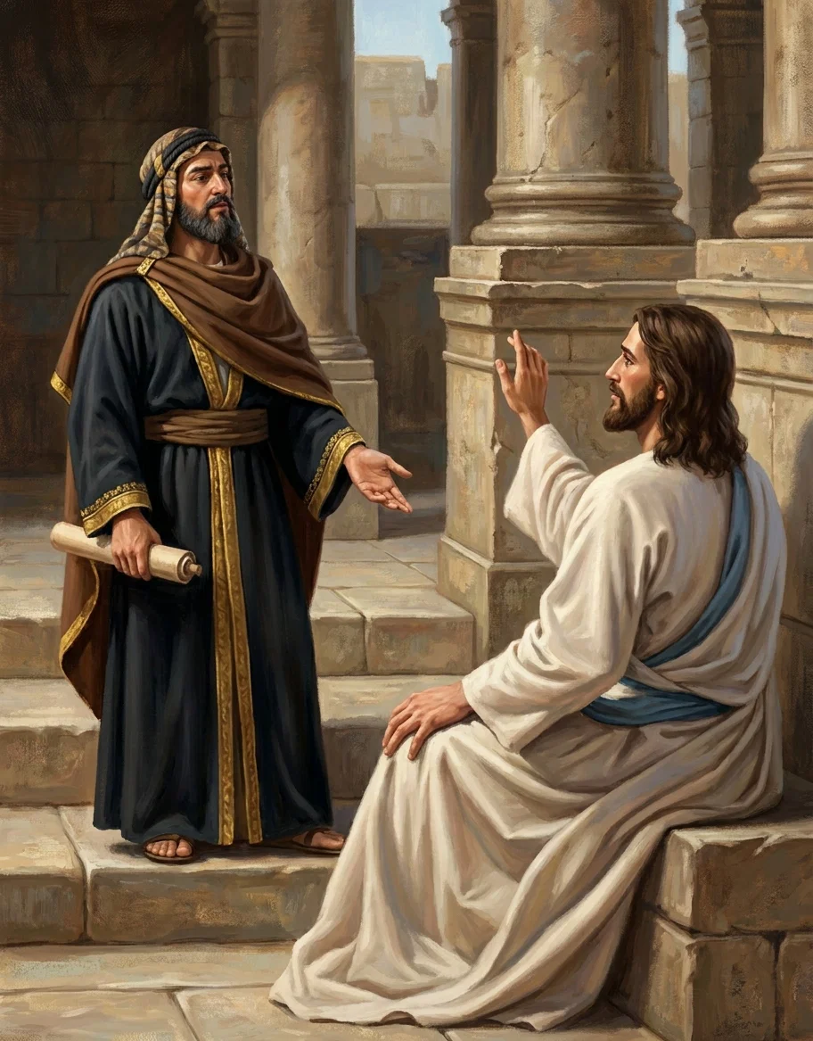 “The lawyer approached Jesus with a direct question, ‘Which is the first commandment of all?’”