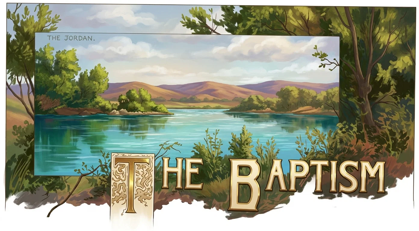 THE JORDAN. THE BAPTISM