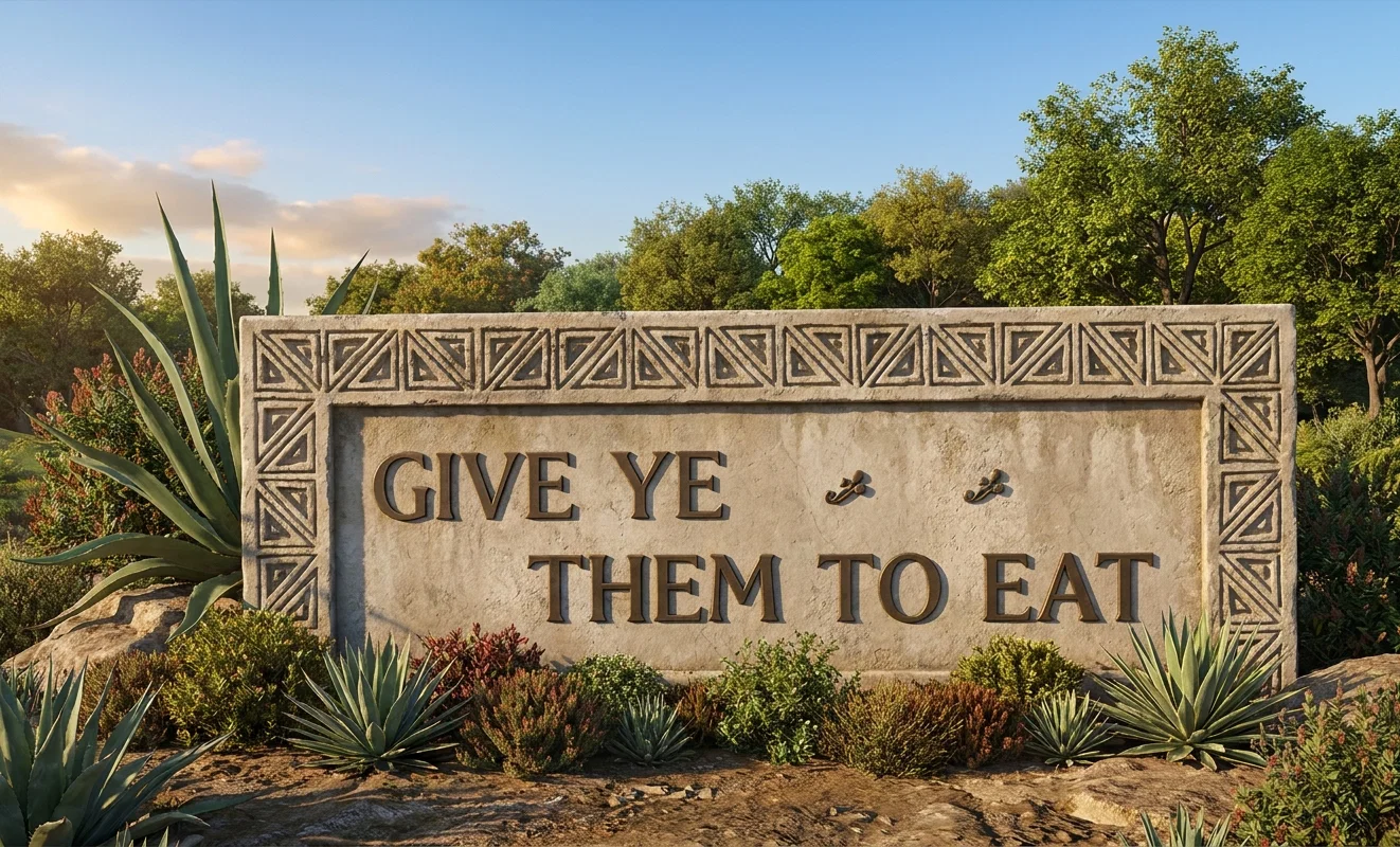 GIVE YE
THEM TO EAT