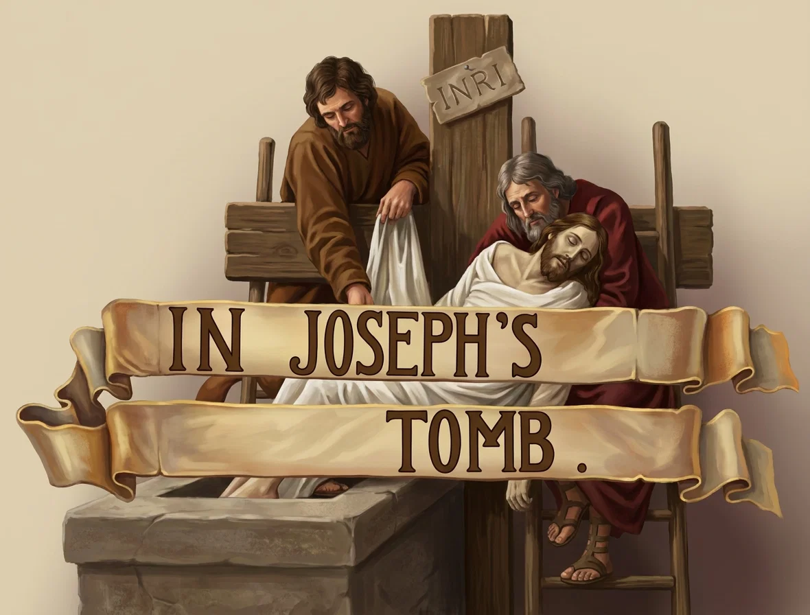 IN JOSEPH'S TOMB.